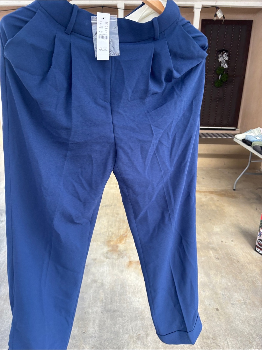 JCrew Women's Blue Essential Wide Leg Dress Pants